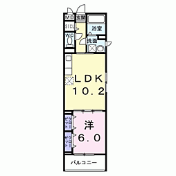 メゾン・ド・サンジュール 1LDKの間取図画像