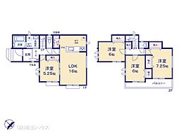 越谷市大房1160番 新築戸建て 全1棟