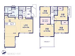 越谷市赤山町23期 新築戸建て 全1棟