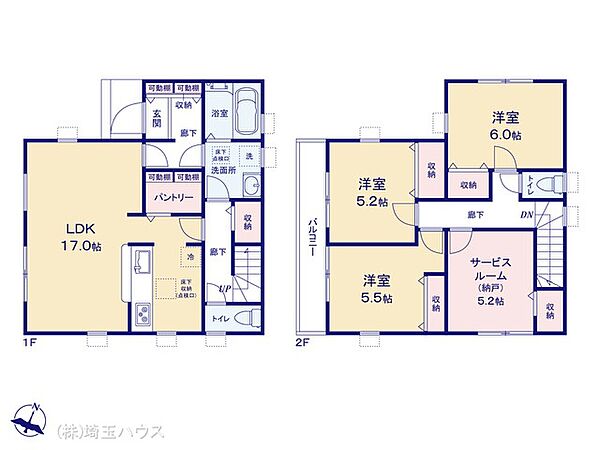 間取りを拡大表示