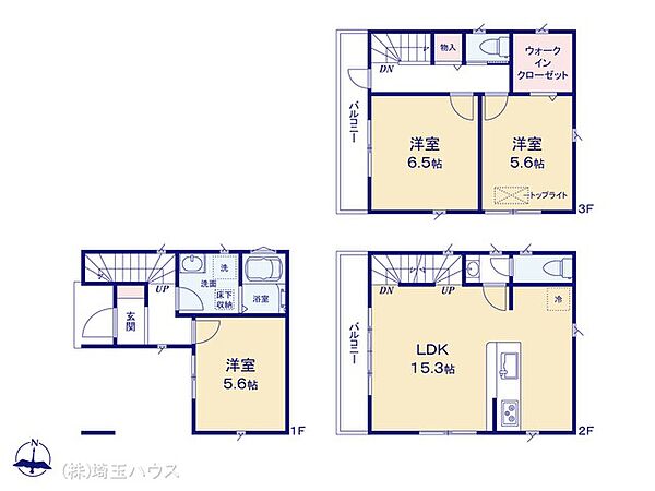 間取りを拡大表示