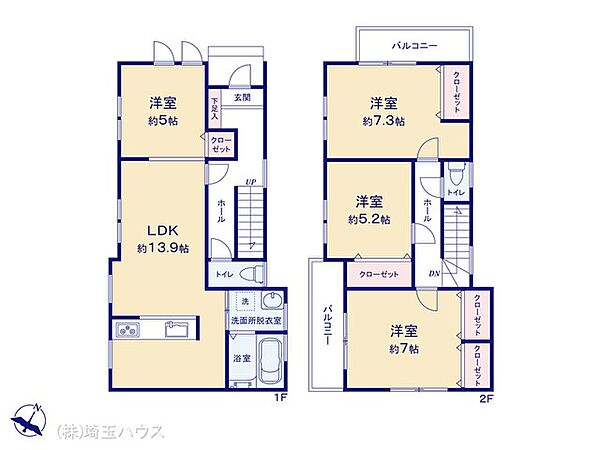 間取りを拡大表示