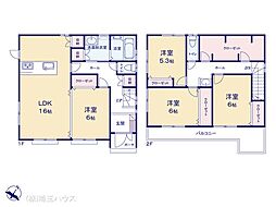 春日部市中央3丁目第6期 新築戸建て 全1棟