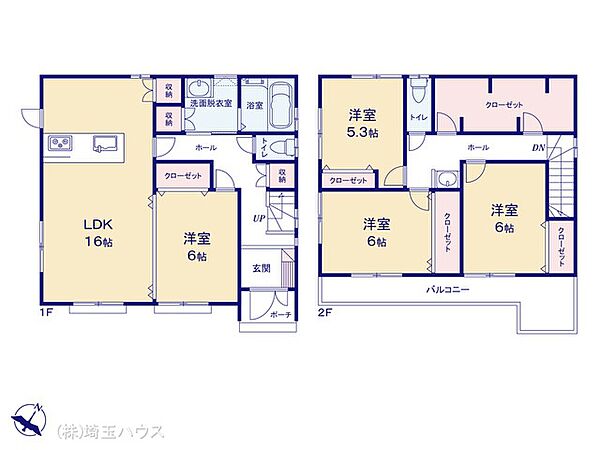 間取りを拡大表示