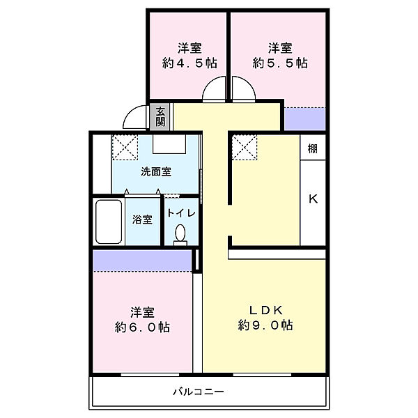間取りを拡大表示