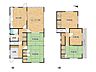 間取り：【間取図】間取りは5LDKの二階建てです。
