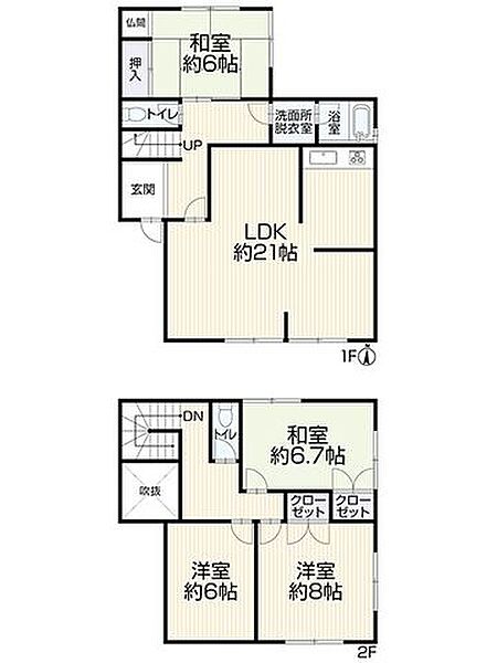 間取りを拡大表示