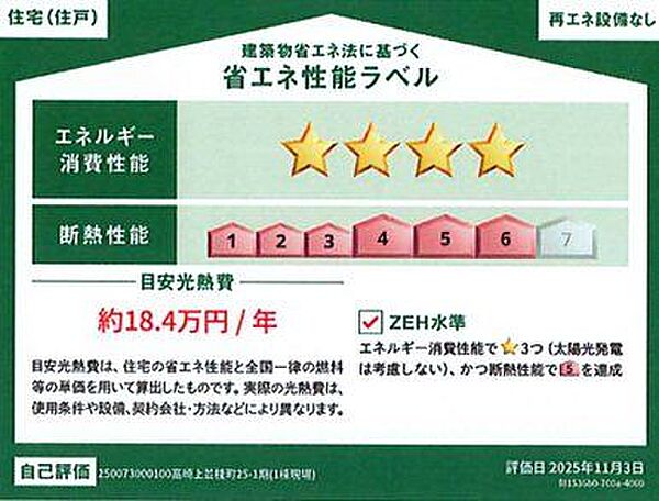 省エネ性能ラベル