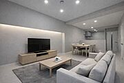 リビングの家具配置イメージ写真です。