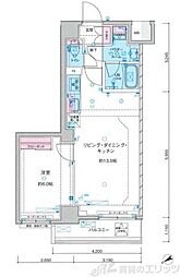 Genoviaカネガフチ 1LDKの間取図画像