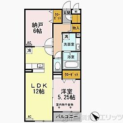 リヴィエール 1SLDKの間取図画像