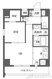 ダイナ大島 1LDKの間取図画像
