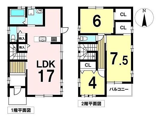 間取り 亀山市川崎町　中古一戸建て