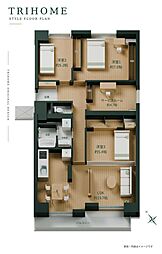 カルム琴似 3SLDKの間取図画像