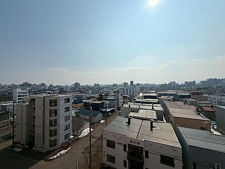 ６階南西向きからの陽当たり・眺望良好！