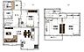 間取り：3LDK　土地面積：206.96m2、建物面積：98.95m2