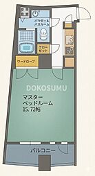 ザ・タワー大阪ザ・タワー大阪レジデンス ワンルームの間取図画像