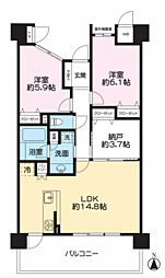 ネバーランド新梅田 2SLDKの間取図画像