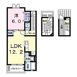 プレッソCL 1LDKの間取図画像