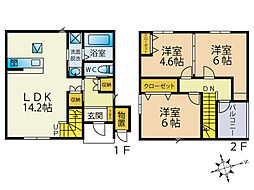 サンラプロ折尾西 3LDKの間取図画像