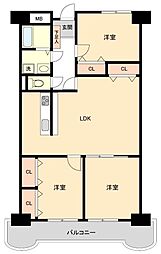 RESIDENCEGOKISOSQUARE 3LDKの間取図画像