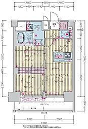 プレサンス上前津ディアシス 2LDKの間取図画像