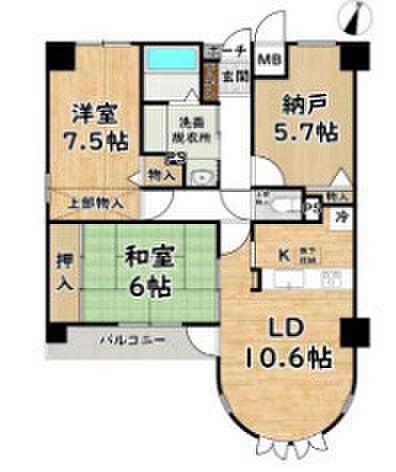 間取りを拡大表示