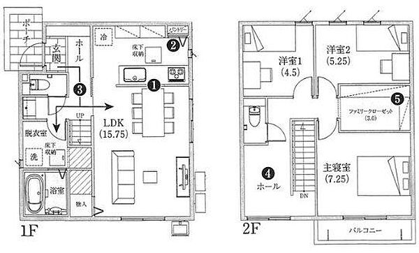 間取りを拡大表示