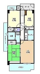 サーパス大東泉町 3LDKの間取図画像
