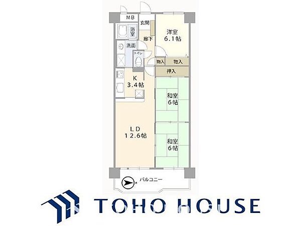 間取りを拡大表示