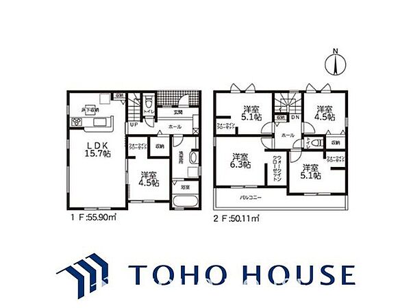 間取りを拡大表示