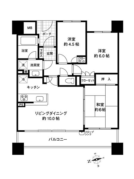 間取りを拡大表示