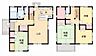 間取り：■□4LDK+S、土地面積192.01m2、建物面積118.2m2 4LDK＋S（納戸）の間取です。土地192.01m2（58坪）、建物118.2m2（35.7坪）□■