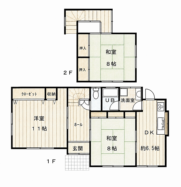 間取りを拡大表示