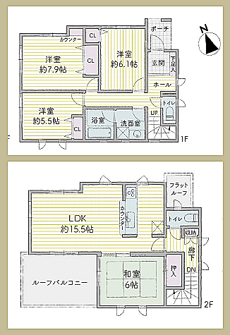 間取りを拡大表示