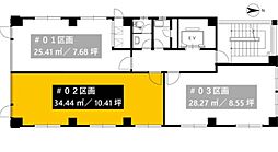 篠原松ケ枝ビルの間取図画像