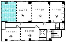 ルート船場ビルの間取図画像