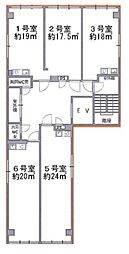 栄光ビルの間取図画像