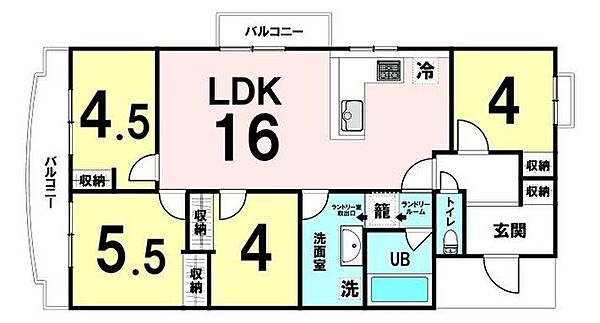 間取りを拡大表示