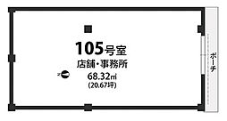 パールハイムアビコの間取図画像
