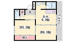 ヴィラナリー加東II 4階/-