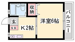 父夫山ハイツ 2階/-