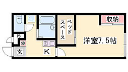レオパレスゴールドリングB 2階/-