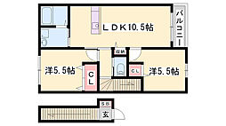 フェリア山崎 2階/-