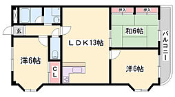 グリーンハイツ中島 3階/-