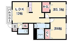 コンフォートテクノ3 2LDKの間取図画像
