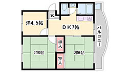 溝口ハイツ 5階/-