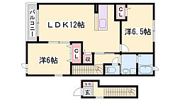 カーサプラシード II番館 2階/-