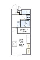 レオパレスカプレット 1階/-