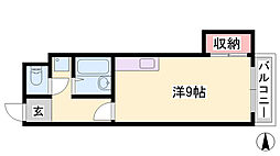 レジデンス西庄 ワンルームの間取図画像